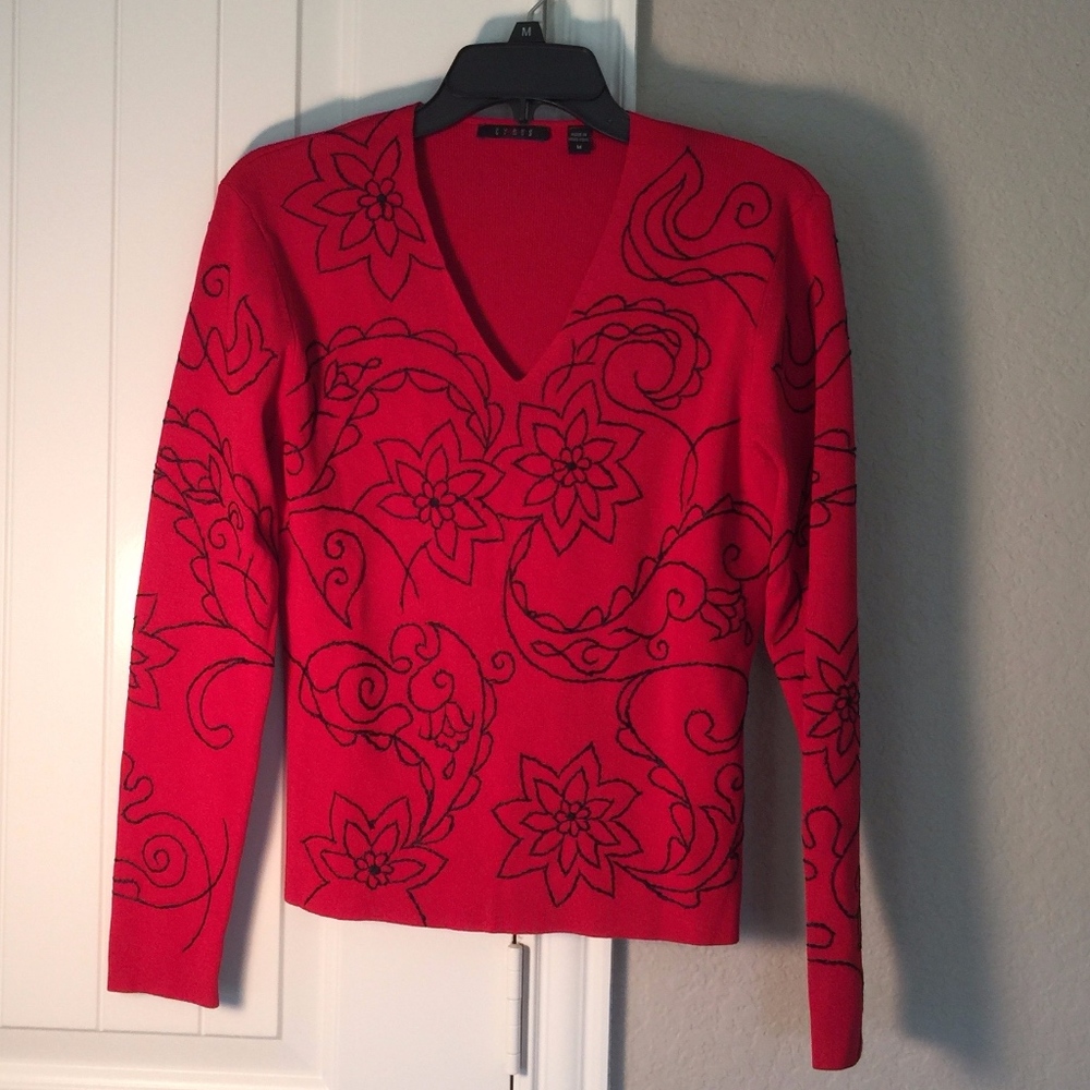 Beautiful red sweater / top